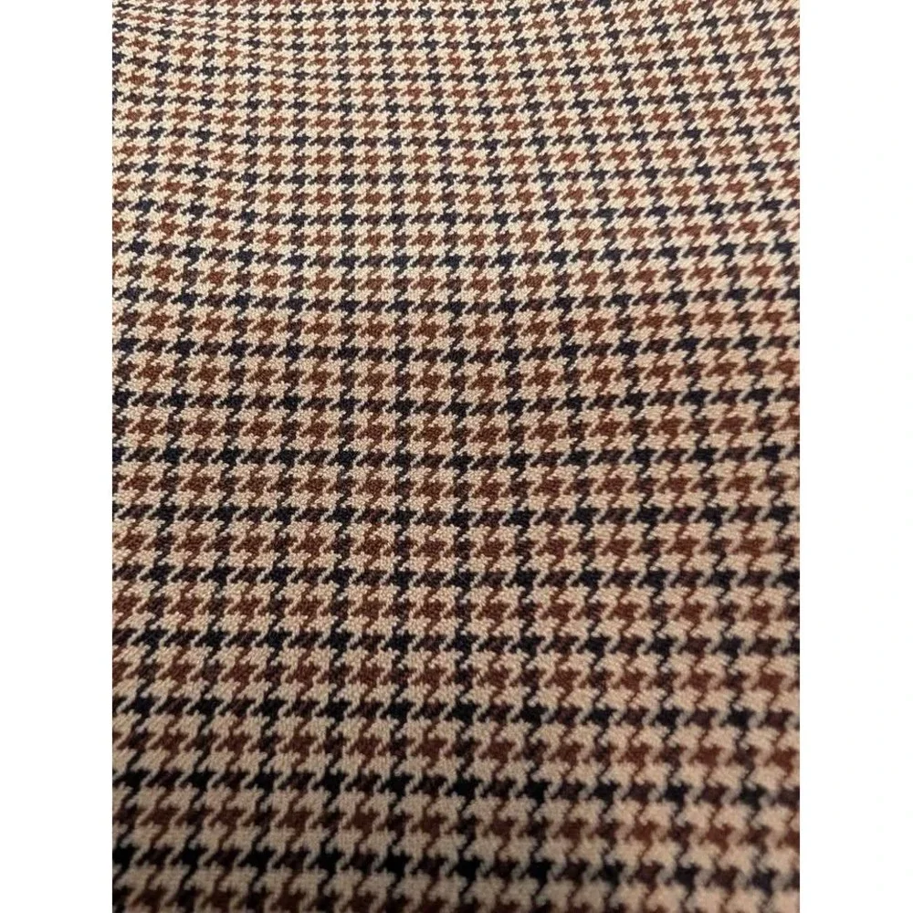 Babaton Atelier Houndstooth Pants Womens 00 Brown‎ Slim